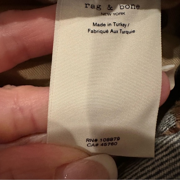 Rag & Bone Dre Shorts Women’s Distressed Low Rise Denim Cutoffs Blue Size 30 - Picture 9 of 11